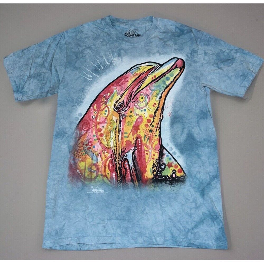 The Mountain Dolphin Shirt XL Tie Dye Animal‎ Nature Ocean